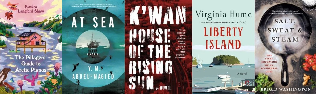 Collage of New Book covers.