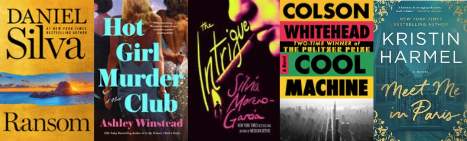 Collage of New Book covers.