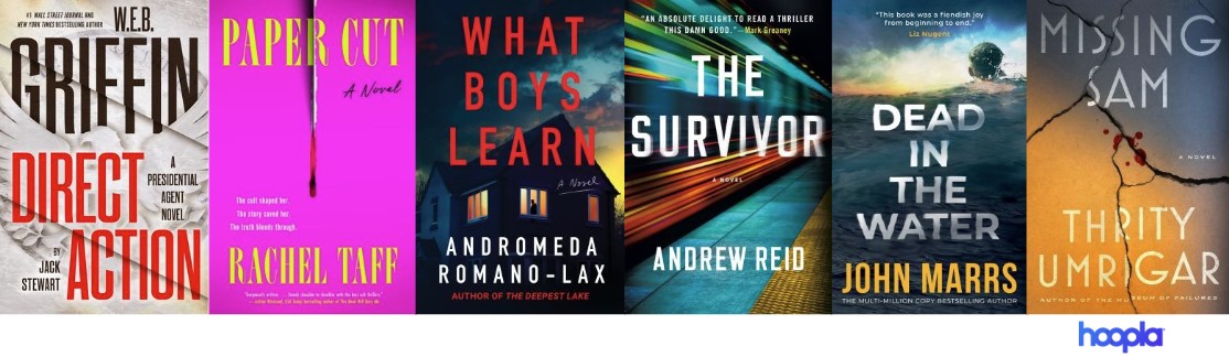 Collage of New Book covers.